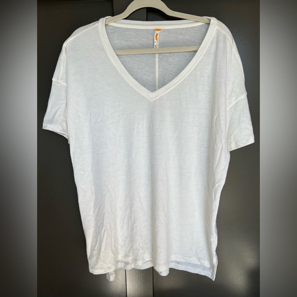 Lucy V Neck White Shirt - Picture 5 of 6